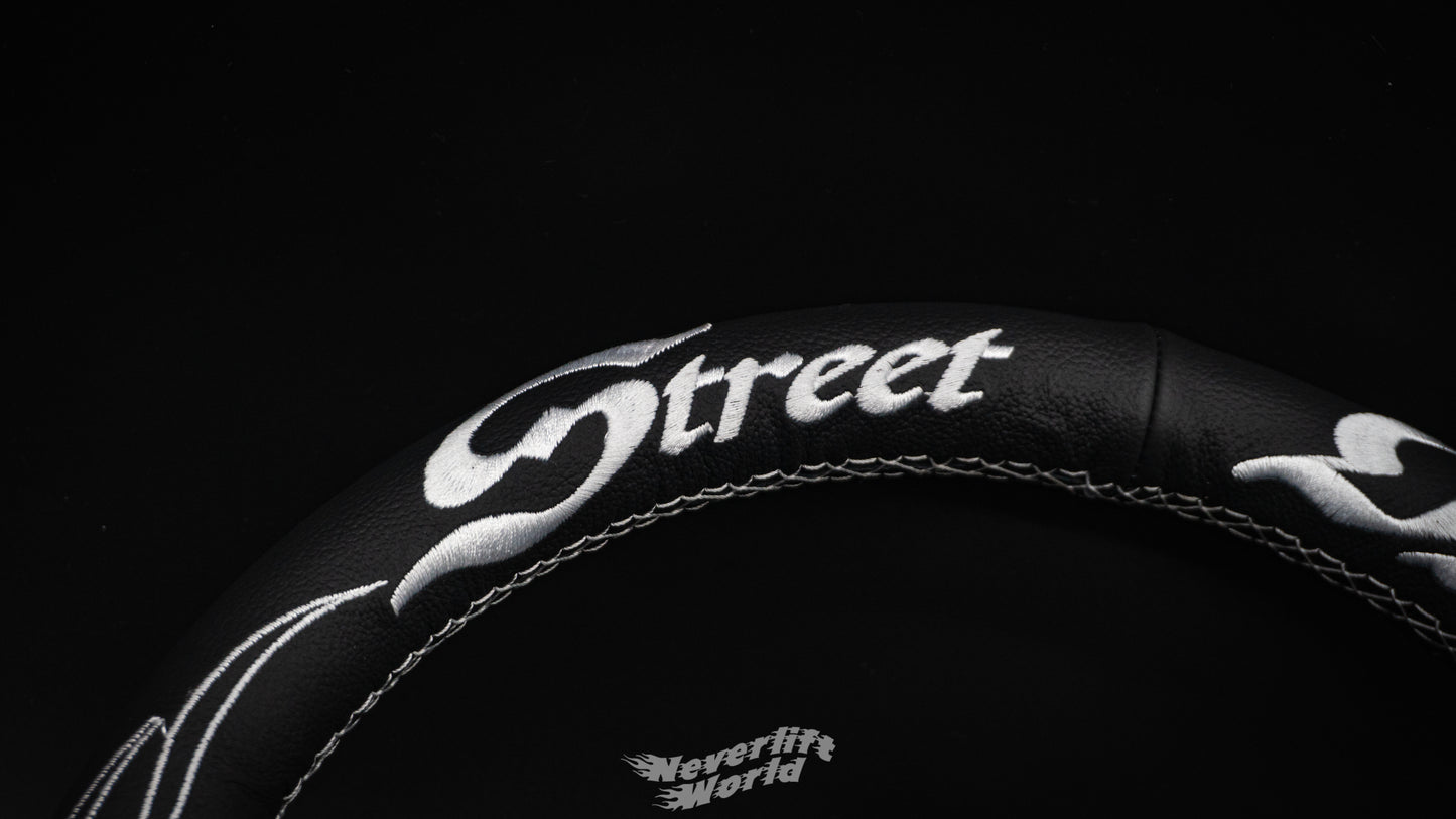 STREET MAGIC RACING WHEEL V2 - BLACK/WHITE