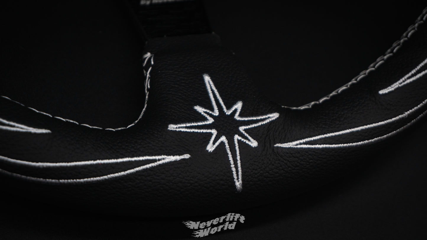 STREET MAGIC RACING WHEEL V2 - BLACK/WHITE