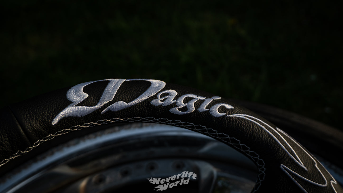 STREET MAGIC RACING WHEEL V2 - BLACK/WHITE
