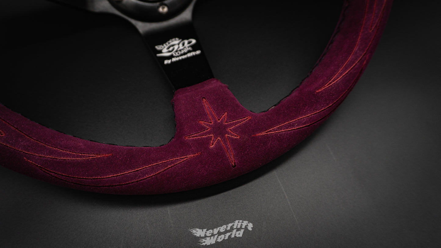 STREET MAGIC RACING WHEEL V2 - PURPLE SUEDE