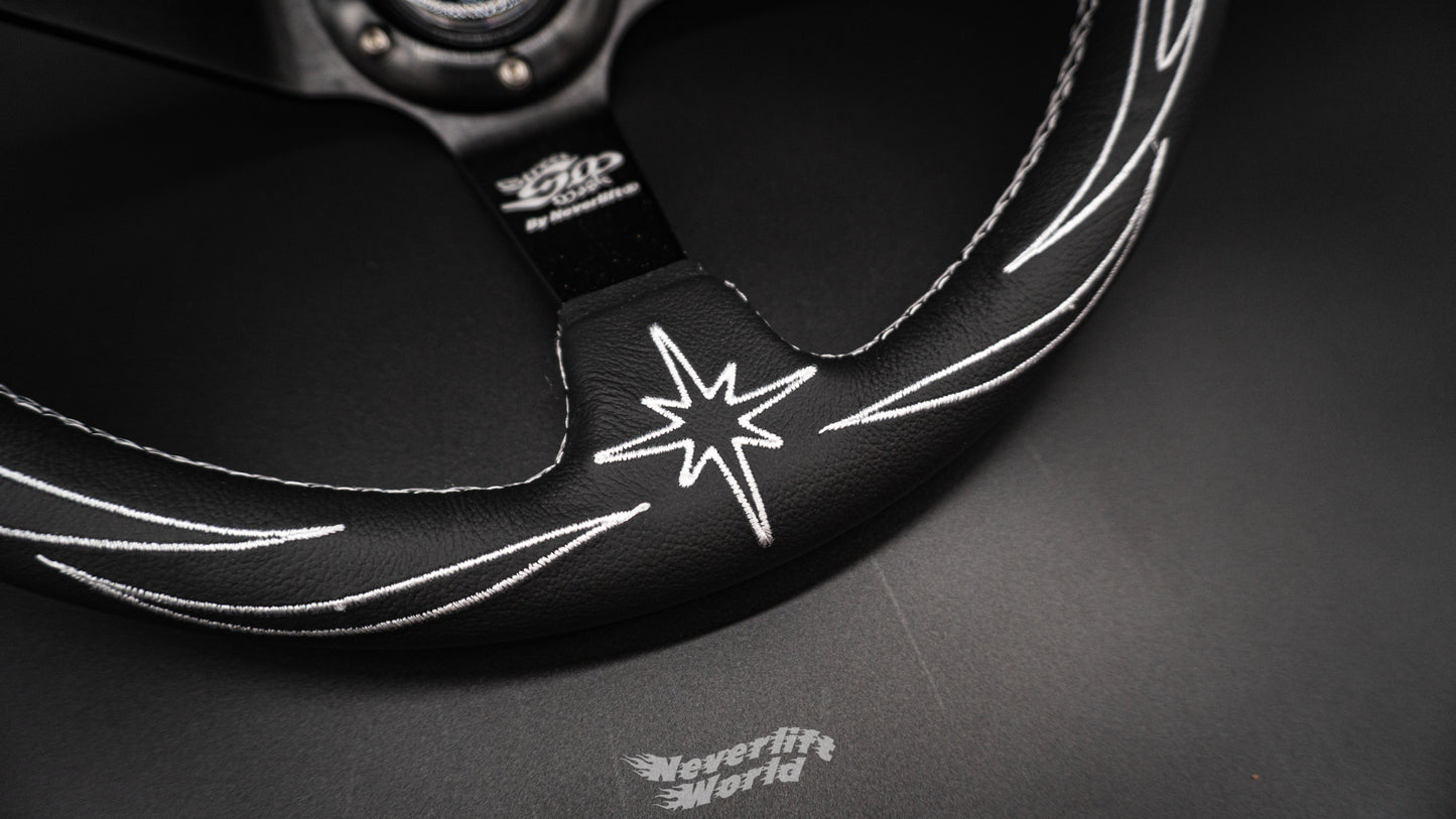 STREET MAGIC RACING WHEEL V2 - BLACK/WHITE