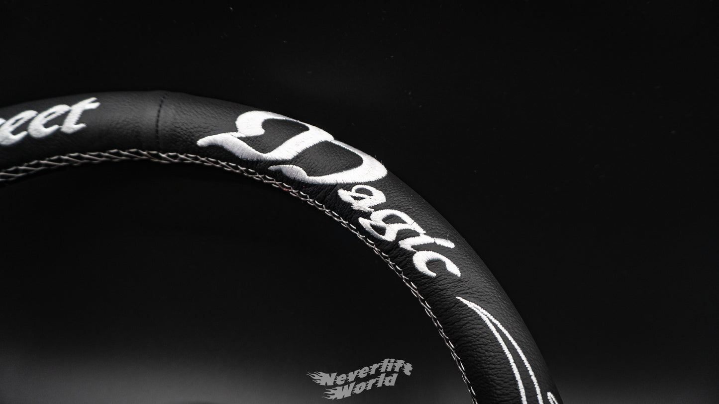 STREET MAGIC RACING WHEEL V2 - BLACK/WHITE