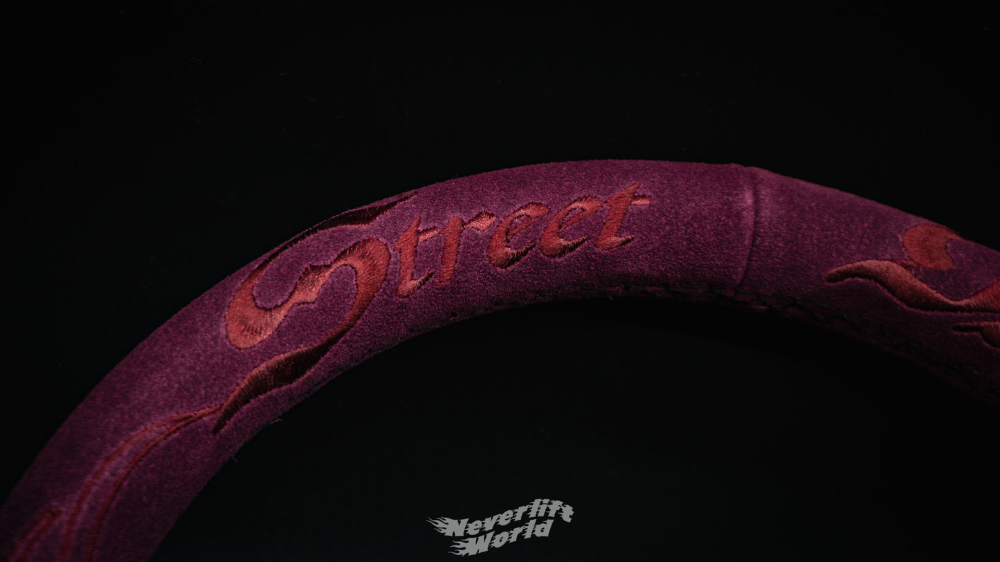 STREET MAGIC RACING WHEEL V2 - PURPLE SUEDE