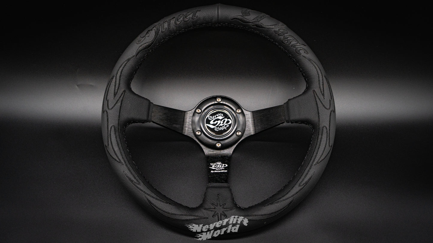 STREET MAGIC RACING WHEEL V2 - TRIPLE BLACK