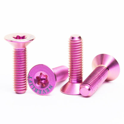 NEVERLIFT® TITANIUM RACING WHEEL BOLTS PINK