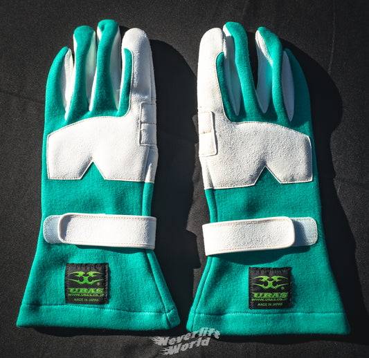 URAS RACING GLOVES - TEAL