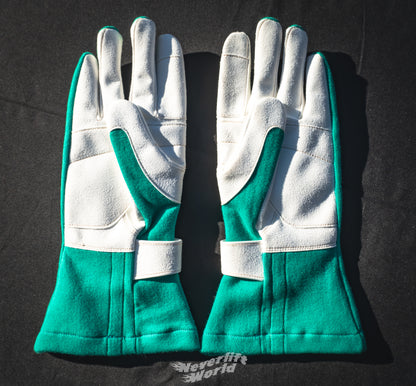 URAS RACING GLOVES - TEAL