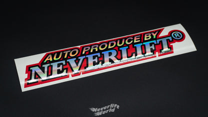 AUTO PRODUCE BY NEVERLIFT TRIPLE LAYER STICKER