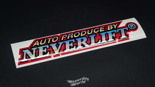 AUTO PRODUCE BY NEVERLIFT TRIPLE LAYER STICKER