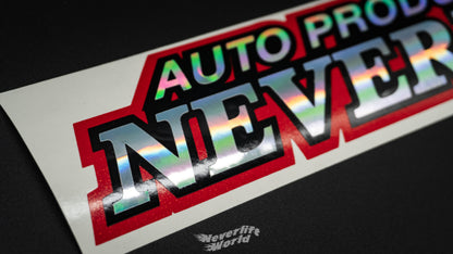 AUTO PRODUCE BY NEVERLIFT TRIPLE LAYER STICKER