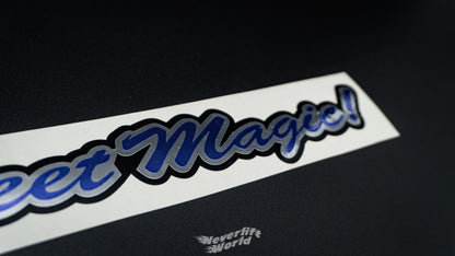 STREET MAGIC TRIPLE LAYER SCRIPT LOGO - LAVENDER CHROME