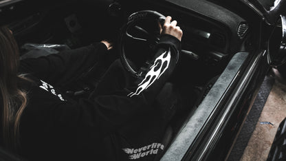 STREET MAGIC® STAPLE HEAVYWEIGHT LONGSLEEVE T-SHIRT - BLACK