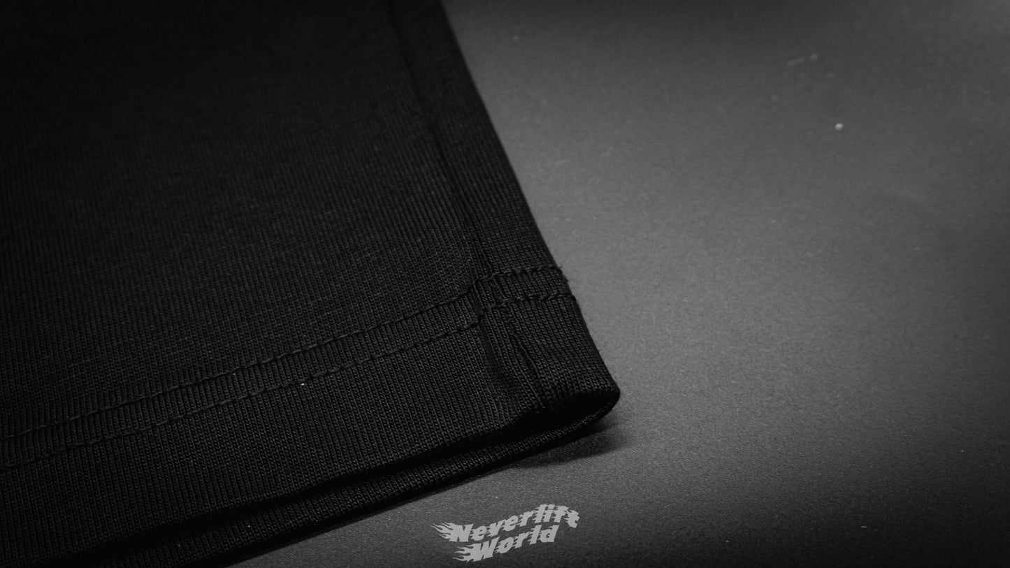 STREET MAGIC® STAPLE HEAVYWEIGHT LONGSLEEVE T-SHIRT - BLACK