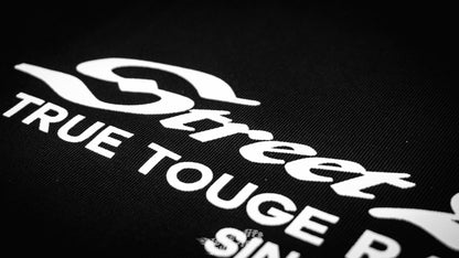 STREET MAGIC® STAPLE HEAVYWEIGHT LONGSLEEVE T-SHIRT - BLACK