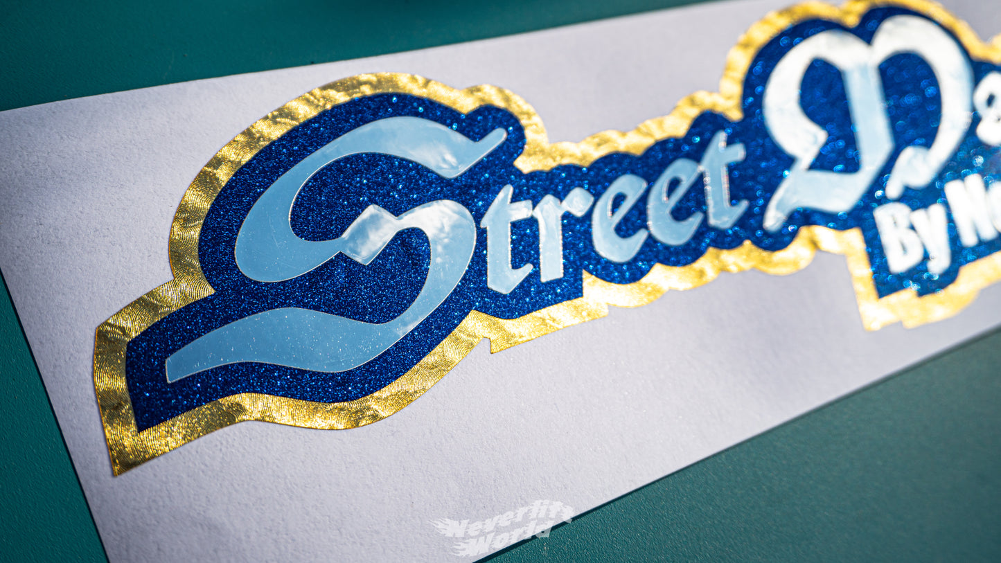 STREET MAGIC BY NEVERLIFT® SPELL OUT LOGO BLUE