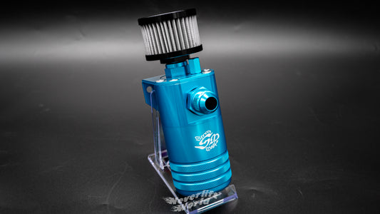 STREET MAGIC 6061 BILLET SINGLE CATCH CAN - HYPER BLUE
