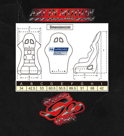 FIA HOMOLOGATED STREET MAGIC RACING SEAT