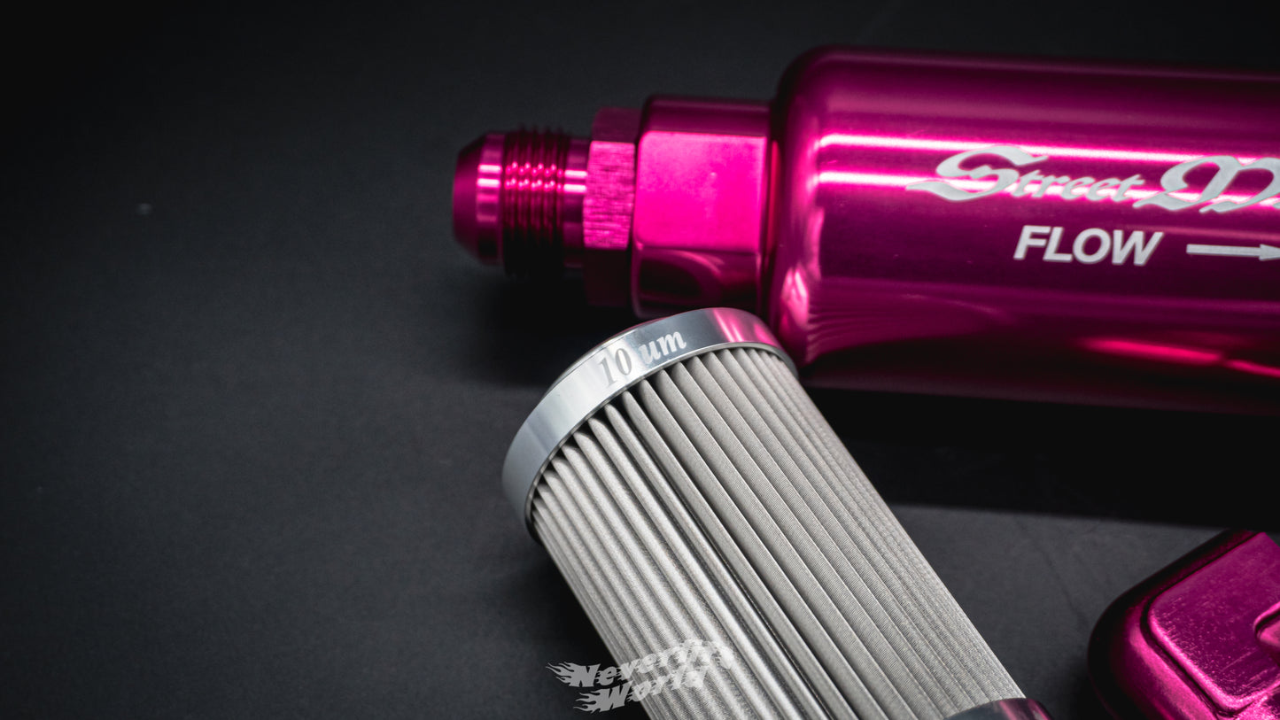 STREET MAGIC® AN10 POST PUMP FUEL FILTER