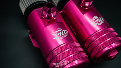 STREET MAGIC® DUAL CATCH CAN KIT - HYPER PINK