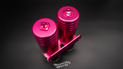 STREET MAGIC® DUAL CATCH CAN KIT - HYPER PINK