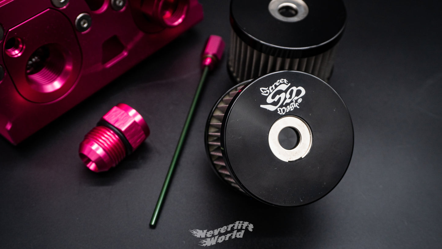 STREET MAGIC® DUAL CATCH CAN KIT - HYPER PINK