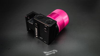 STREET MAGIC® 6061 BILLET OIL FILTER HOUSING HYPER PINK
