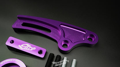 STREET MAGIC® BILLET RB LS1 ALTERNATOR UPGRADE FULL KIT WITH ALTERNATOR - HYPER PURPLE