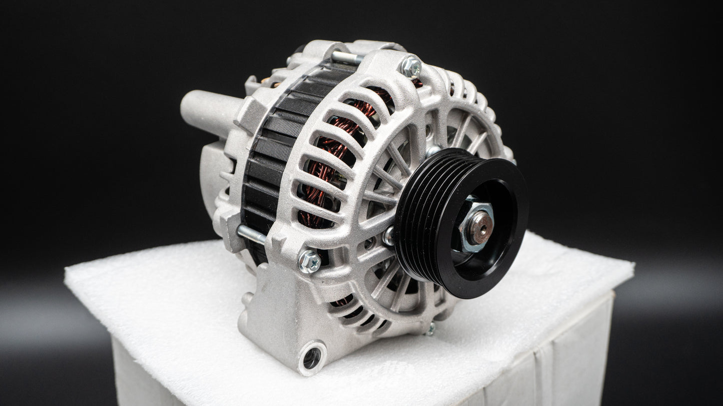 STREET MAGIC® BILLET RB LS1 ALTERNATOR UPGRADE FULL KIT WITH ALTERNATOR - HYPER PURPLE