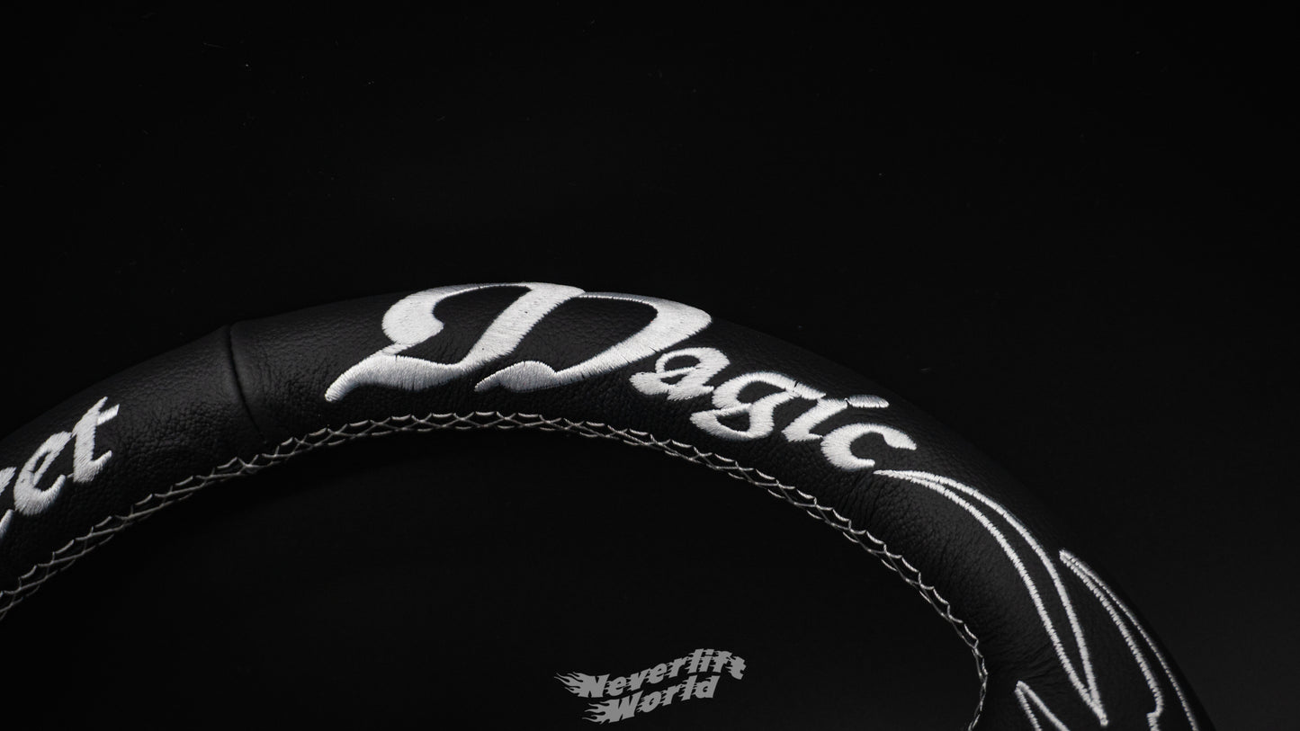 STREET MAGIC RACING WHEEL V2 - BLACK/WHITE