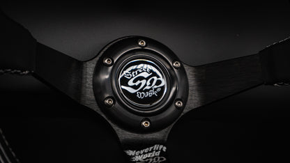 STREET MAGIC RACING WHEEL V2 - BLACK/WHITE