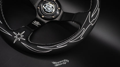 STREET MAGIC RACING WHEEL V2 - BLACK/WHITE